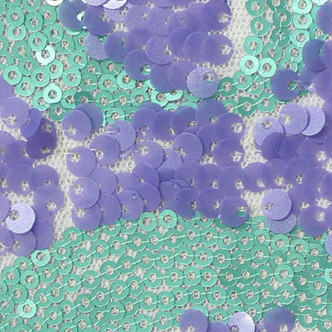 Purple Sequins Mesh, Polyester