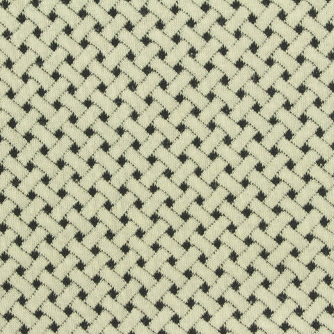 Cream Geometric Jacquard, Poly-Viscose, 280 gsm