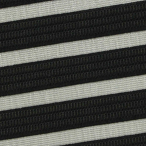 Black Diagonal-Stripe Knit, Polyester