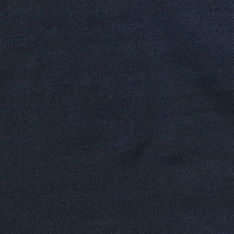 Cotton Nylon Stretch French Terry Fabric, 260 gsm, 145 cm — Navy