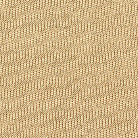 Polyester Stretch Rib Knit Fabric, 185 gsm, 167 cm — Beige