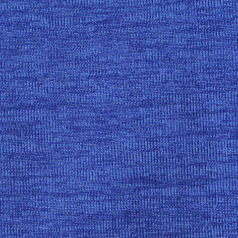 Blue Heathered-Marl Jersey Knit