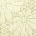 Cream Floral Jacquard, Poly-Viscose, 165 gsm