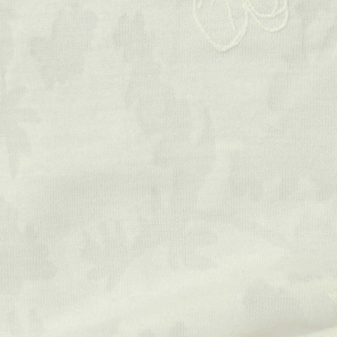 Grey Floral Jersey Knit, Poly-Cotton