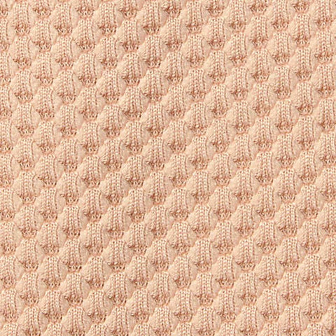 Blush Diamond Waffle Knit, Polyester