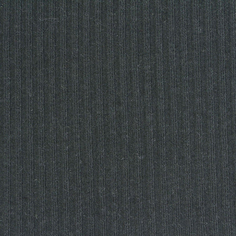 Rib Knit Fabric, 210 gsm, 140 cm — Black