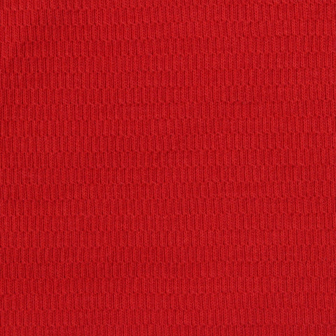 Jacquard Cotton Polyester Knit Fabric, 250 gsm, 180 cm — Red