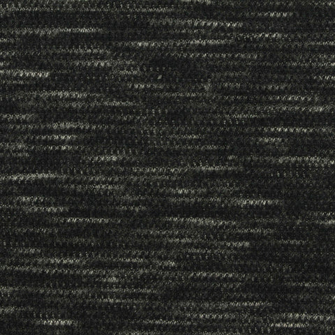 Dark Grey Marl Waffle Knit, Polyester, 190 gsm