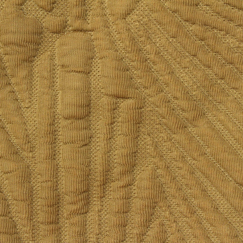 Khaki Geometric-Diamond Interlock Knit, Polyester