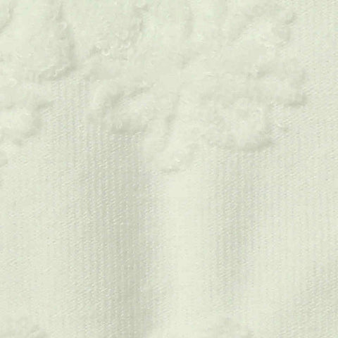 Cream Floral Jacquard, Polyester, 370 gsm