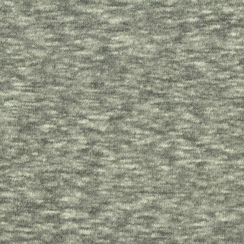 Grey Marl Jersey Knit, Cotton-Poly, 150 gsm, 155 cm