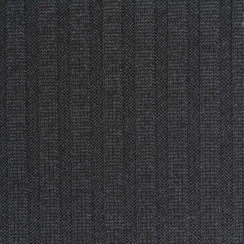 Polyester Stretch Rib Knit Fabric, 250 gsm, 160 cm — Grey