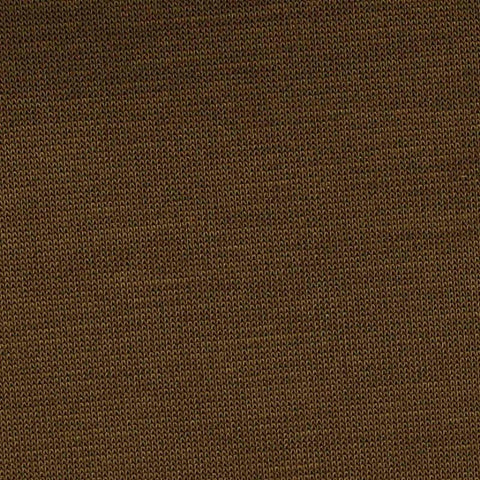Polyester Viscose Stretch Scuba Knit Fabric, 190 gsm, 120 cm — Khaki