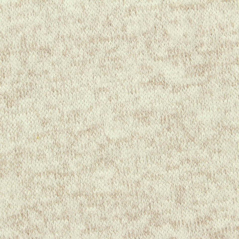 Light Beige Marl Jersey Knit, Viscose-Poly, 205 gsm