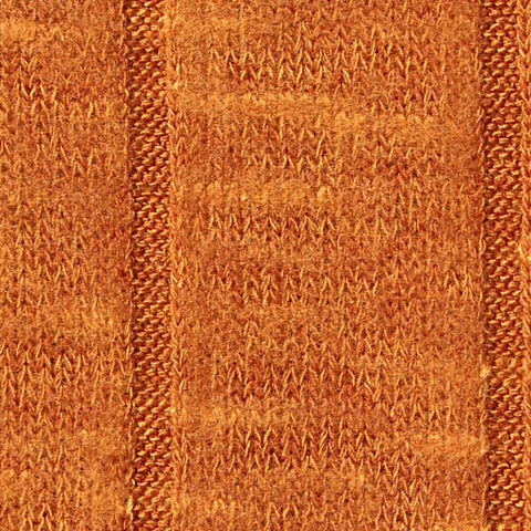 Brushed Viscose Polyester Stretch Rib Knit Fabric, 230 gsm, 155 cm — Orange