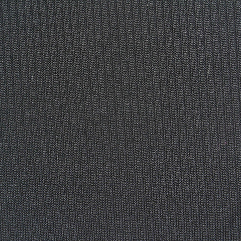 100% Polyester Rib Knit Fabric, 310 gsm, 170 cm — Grey