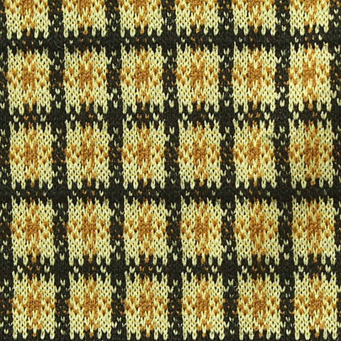 Dark Brown Grid Jacquard, Polyester