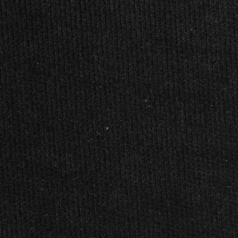 Polyester Stretch Knit Fabric, 390 gsm, 160 cm — Black