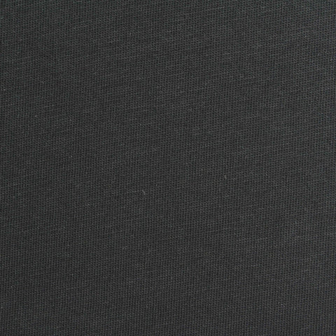 100% Cotton Jersey Knit Fabric, 145 gsm, 165 cm — Black