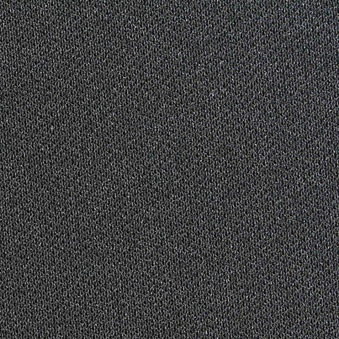 100% Polyester Interlock Knit Fabric, 200 gsm, 158 cm — Black