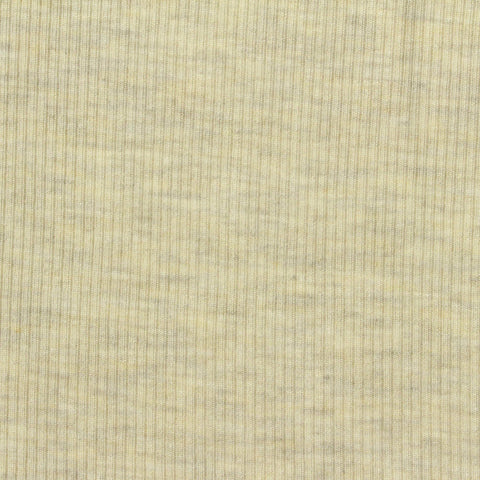 Light Beige Marl Rib Knit, 200 gsm