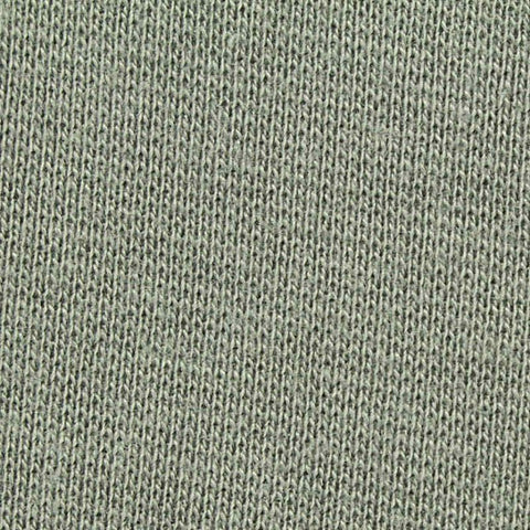 Muted Green Marl Rib Knit, Poly-Cotton