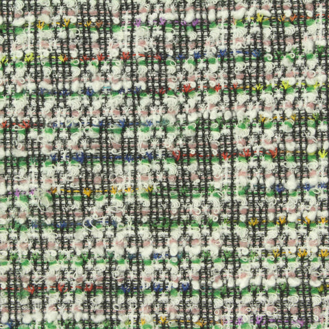 Black Flecked Bouclé, Polyester