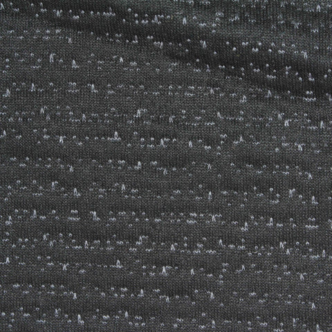 Dark Grey Marl Jacquard, Poly-Cotton, 294 gsm