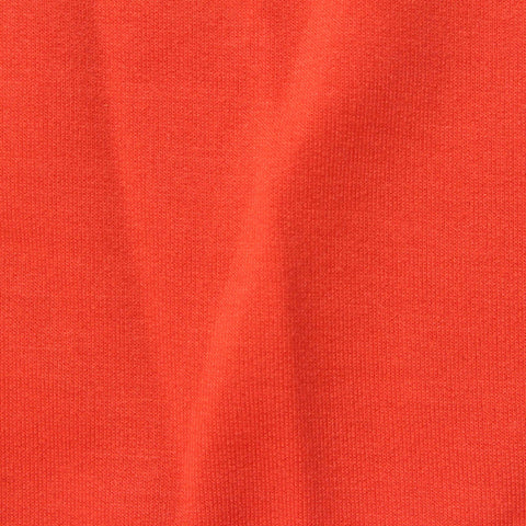 Polyester Viscose Stretch French Terry Fabric, 210 gsm, 160 cm — Orange