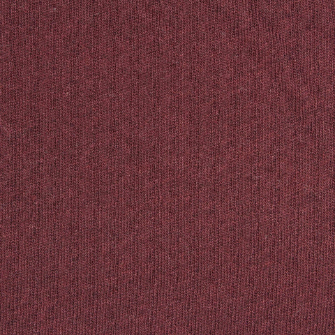Red Marl Interlock Knit, Poly-Viscose, 210 gsm