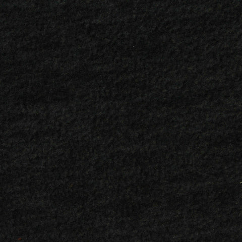 100% Polyester Fleece Fabric, 270 gsm, 170 cm — Black