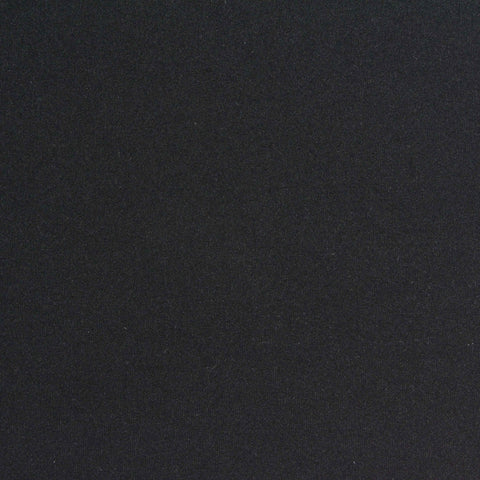 Nylon Stretch Interlock Knit Fabric, 190 gsm, 155 cm — Black