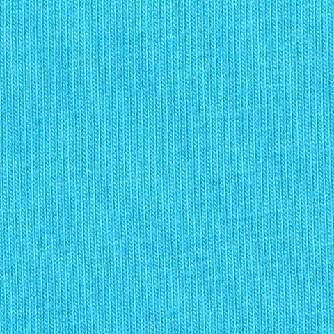 Cotton Stretch Jersey Knit Fabric, 190 gsm, 165 cm — Blue
