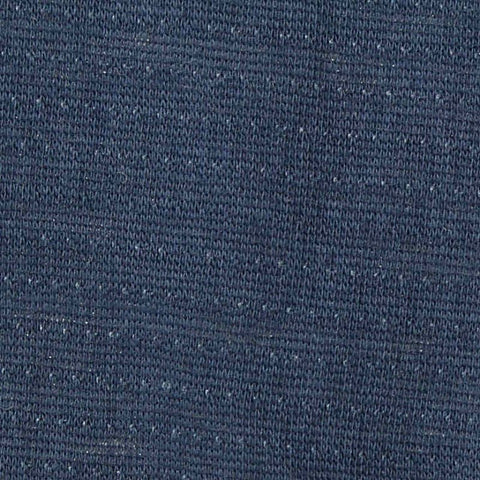 Dark Blue Heather Knit, Cotton