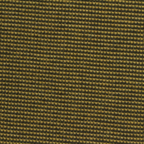 Dark Brown Geometric Waffle Knit, Cotton-Poly
