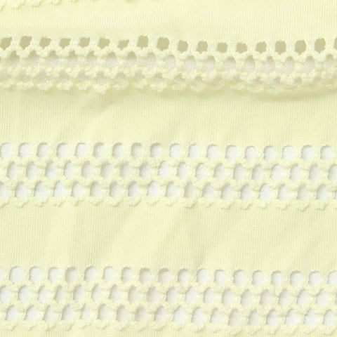 Pale Yellow Bands Jacquard, Polyester