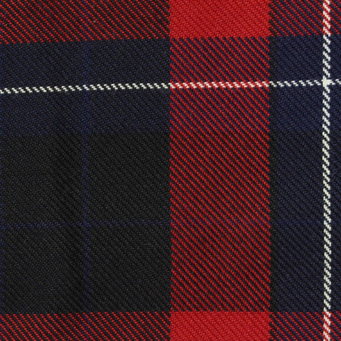 Red Plaid Woven, Poly-Viscose, 205 gsm