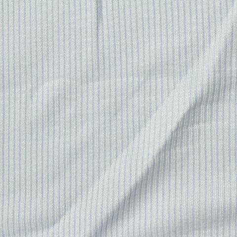 Viscose Stretch Rib Knit Fabric, 290 gsm, 135 cm — Blue