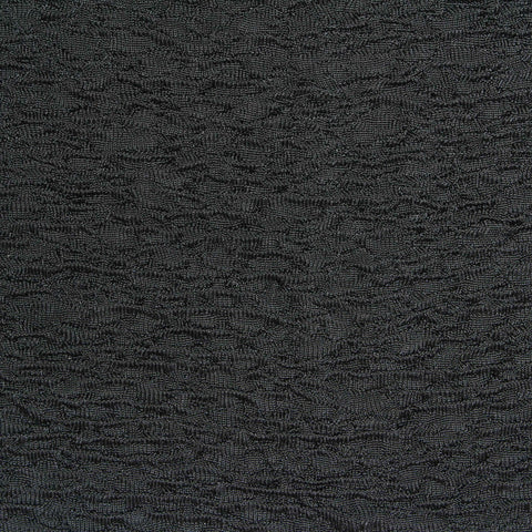Polyester Stretch Crepe Fabric, 250 gsm — Black, ref EF-253316