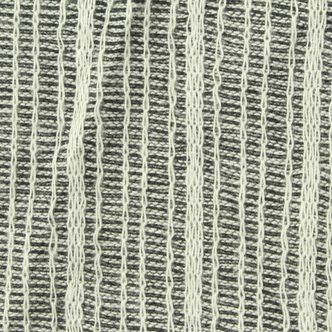 Cream Stripes Jacquard, Cotton-Poly