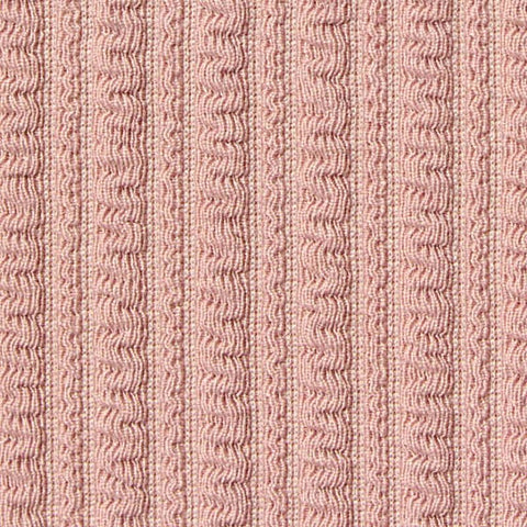 Dusty Pink Stripes Rib Knit