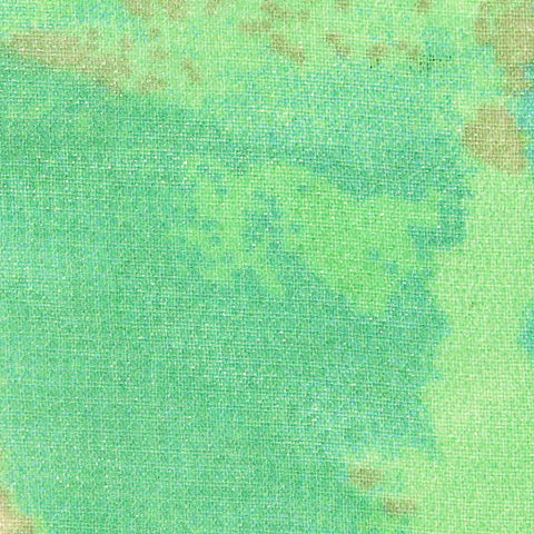Green Abstract Chiffon, Polyester