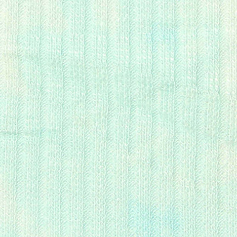 Printed Viscose Stretch Rib Knit Fabric, 220 gsm — Blue