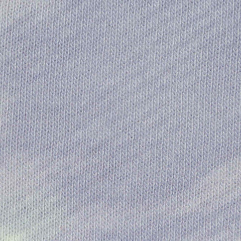 Light Blue Abstract French Terry, Poly-Cotton