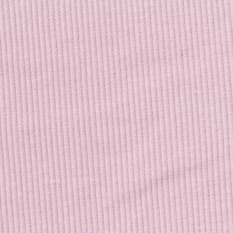 Cotton Polyester Stretch Rib Knit Fabric, 310 gsm — Pink