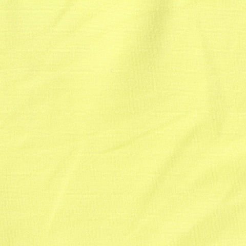Brushed Polyester Stretch Jersey Knit Fabric, 160 gsm — Yellow