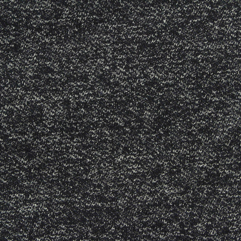 Black Marl Jersey Knit, Nylon-Cotton
