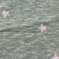 Pink Stars Jersey Knit, Polyester