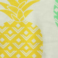 Bold Floral Viscose Stretch Jersey Knit Fabric, 180 gsm — White