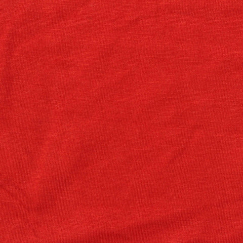 Polyester Viscose Jersey Knit Fabric, 165 gsm — Red